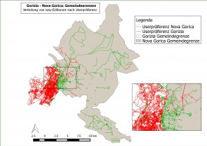 Karte Präferenz ways